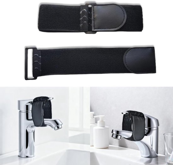 Set Mit 2 Wasserhahn Sicherheitsbändern Mit Klettverschluss, Um Zu Verhindern, Dass Kinder Den Wasserhahn Aufdrehen Für Küchen Und Badezimmerarm