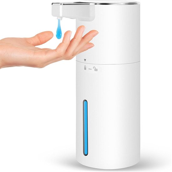 Automatischer Seifenspender Elektrischer Spender Hygienische Bedienung 4 Stufige Dosierung 400 Ml Weiß