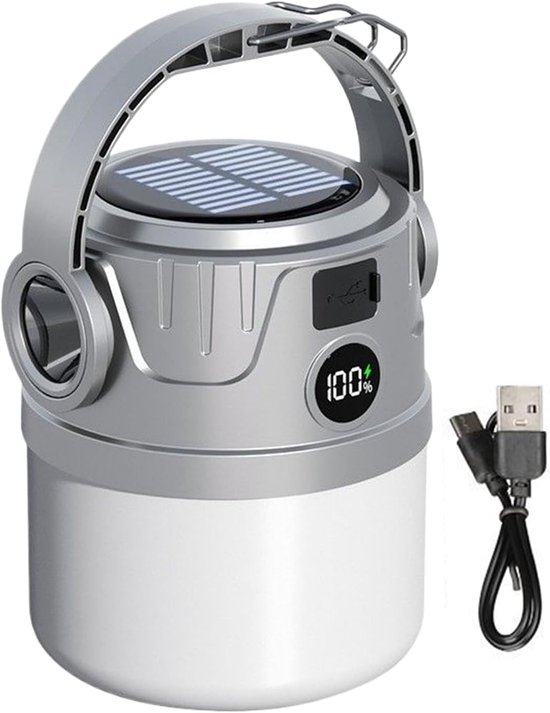 Campinglaterne Led Zeltlampe Außenbeleuchtung Usb Solarladegerät 12,9 X 11,9 X 10,9 Cm Mehrfarbig