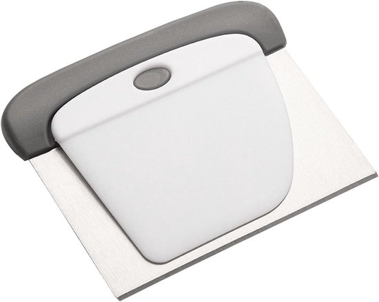 Küchenschaber Teigschneider Backen Und Schneiden Ergonomischer Pp Griff 145 X 12 Cm Weiß