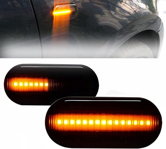 Dynamisches Blinker Set Mit Can Bus Fluid Blinker Led Seitenblinker Dynamisches Blinken Passend Für Vw Lupo, Polo, Golf 4, Bora, Passat, Volkswag