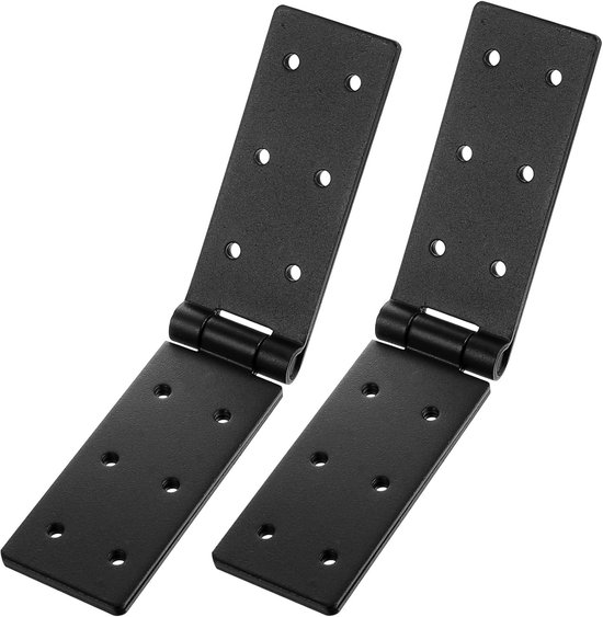 Robuste Und Langlebige Schwarze Scharniere, Die Sich Um 180 Grad Einklappen Lassen, Für Schränke, Truhen, Tische Usw.