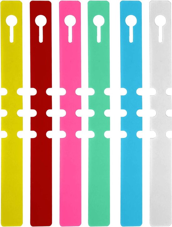 600 Stück Pflanzenetiketten 21 X 2 Cm Pflanzenstecker Pflanzenetikettierung Pflanzenschilder Etiketten Kräuteretiketten 6 Farben Kunststoff Für G