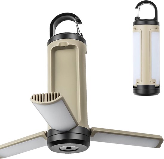 Wiederaufladbare, Faltbare Led Campinglampe (1200 Mah), 6 Leuchtmodi, Tragbare Taschenlampe, Multifunktionale Zeltlampe Für Camping, Wandern, Ang