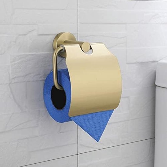 Toilettenpapierhalter Wandmontage Badezimmeraccessoires Gold