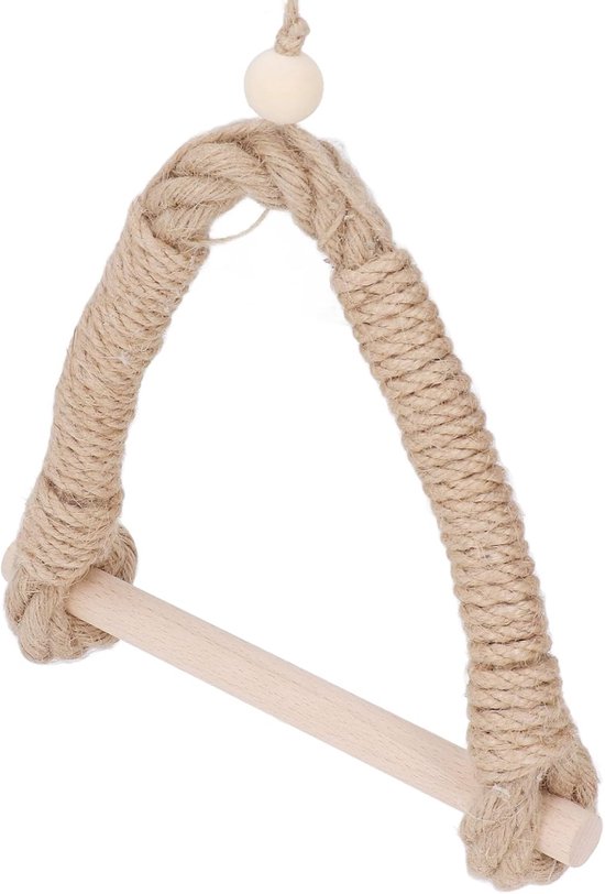 Handgewebter Toilettenpapierhalter Aus Hanfstroh Mit Holzsockel Für Bad, Küche, Waschküche, Standardmäßiger Multifunktionaler Toilettenpapierhalt
