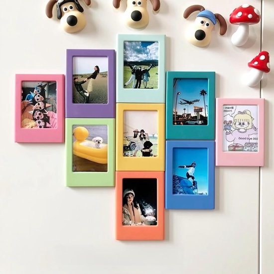 9 Teiliges Set Länglicher Magnetischer Bilderrahmen Im Boho Stil Mini Kühlschrankmagnete Für Fotos Ideale Bilderrahmen Als Geschenk Oder Dekorat