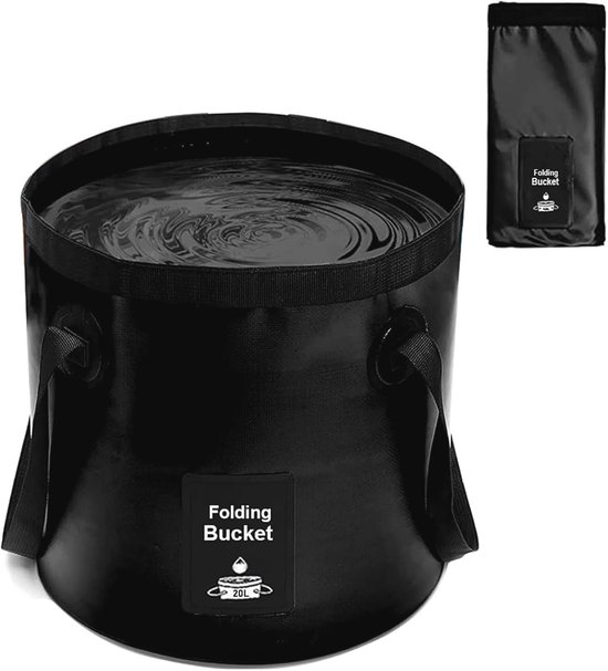 Faltbarer Eimer Für Outdoor Aktivitäten Leichter Wasserbehälter Für Camping, Wandern Und Autowaschen 20 Liter