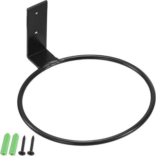 Pflanzenregal 12,7 Cm (5 Zoll) Pflanzenregal 1 Stück Rundes, Wandmontiertes Pflanzenregal Für Den Innen Und Außenbereich, Schwarz