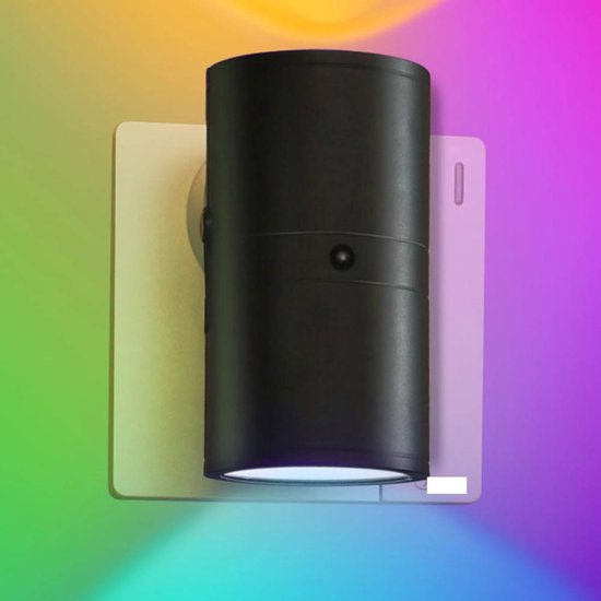 1 Stück 16 Farben Buntes Nachtlicht Led Nachtlicht Mit Stecker Farbwechselndes Rgb Nachtlicht Mit Lichtsensor 0 100 Lm Flur, Schlafzimmer, Kinder