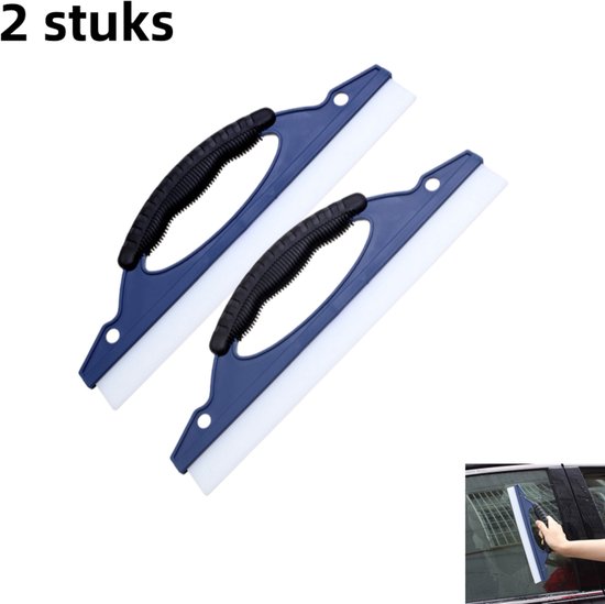 2 Teiliges Set Scheibenwischer Flachwischerblätter Beschädigt Den Autolack Nicht Autowaschzubehör Blau