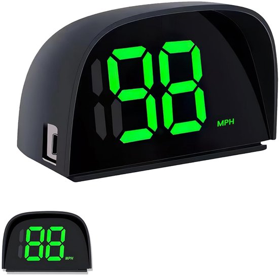Autozubehör Tachometer Digitaler Tachometer Head Up Display Universal Tachometer Mit Großer Led Anzeige Inklusive Usb Kabel Plug And Play Für Lkw