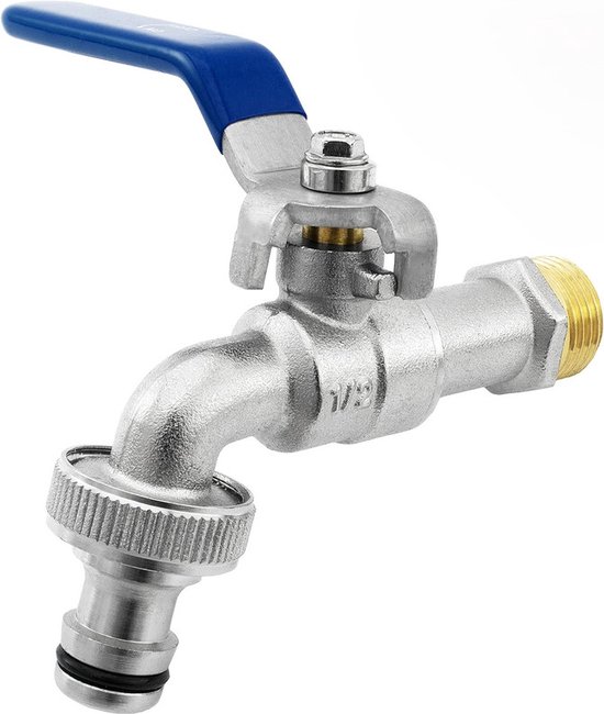 Hochwertiger 3/4 Zoll Wasserhahn Aus Messing Rost Und Frostbeständig Für Garten, Waschmaschine, Regentonne Und Gemüseanbau 3/4 X 3/4 Zoll