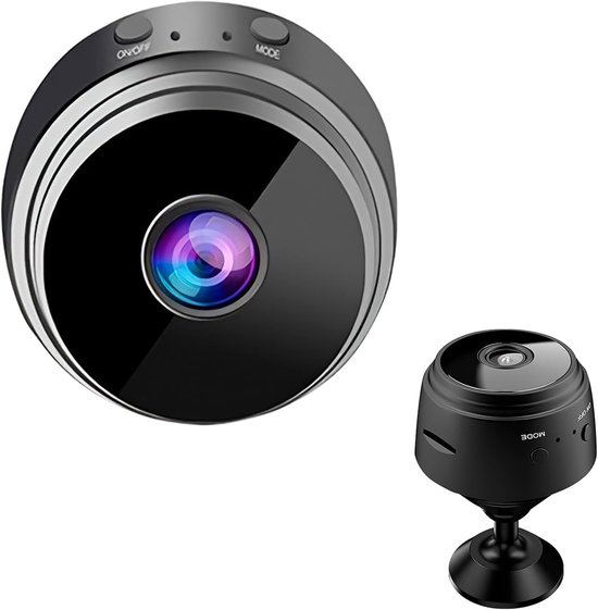 Mini Wlan Überwachungskamera Mit Full Hd Auflösung (1080p), Akku, Bewegungsmelder, Nachtsicht Und Live Videoübertragung Per App Ultrakompakte Spi