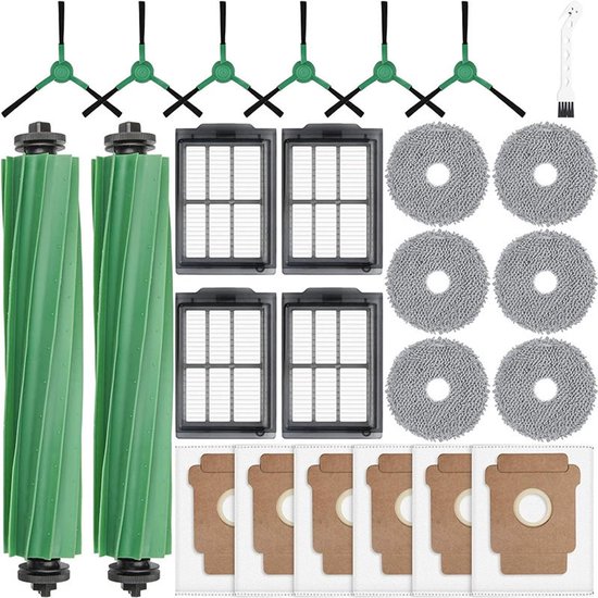 Für Irobot Roomba 405/505 Kombifilter, Hauptbürstenzubehör, Seitenbürsten, Verbrauchsmaterialien Und Staubbeutel.