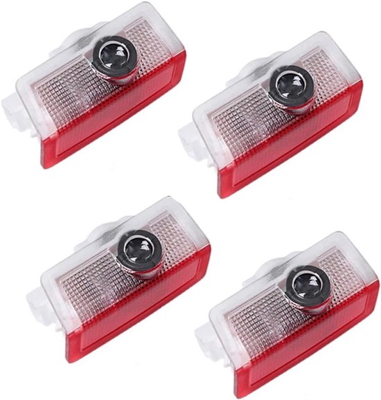 4er Pack Led Türprojektor Logolampe Ghost Shadow Bodenbeleuchtung Für A/b/c/e/m/gl/gla/glc/gle/gls