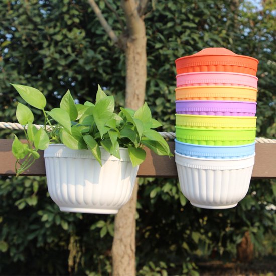 8 Stück 21 Cm Lange Vertikale Wandblumen Zum Aufhängen Im Garten, Wohnzimmer, Fenster, Innen Und Außenbereich, Küche, Kräuter, Balkon, Handlauf,