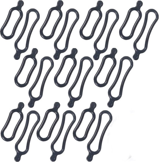 Elastischer Silikon Fahrradreifen, Dehnbare Gummiringe, Fahrradgummiringe, 20 Stück, Elastischer Gummi Fahrradreifen, Fixierendes Silikonband (10