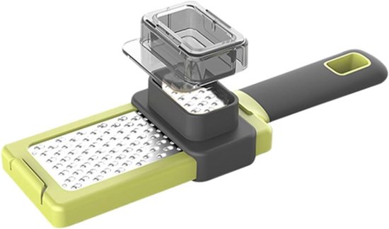 2 Teiliger Multifunktionaler Handschneider Knoblauch Und Gemüsereibe Praktisches Küchenutensil Zum Schneiden Und Reiben Von Obst Und Kräutern (gr