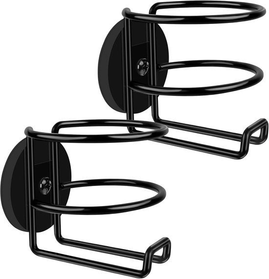 Magnetische Getränkehalter Auto Getränkehalter Getränke Immer Griffbereit Doppellagiges Design 2 Stück Schwarz