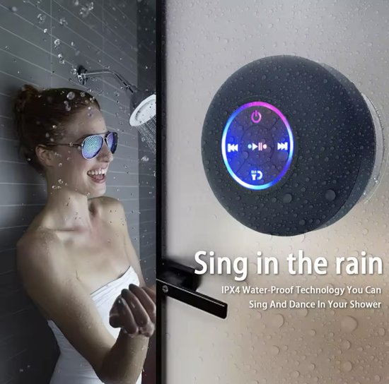 Badezimmerlautsprecher Bluetooth Wasserdicht Mit Saugnapf Singen Unter Der Dusche 3,30 €