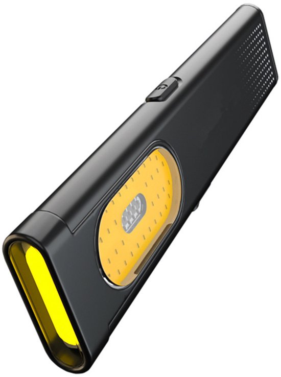 Kompakte Led Taschenlampe Mit Verschiedenen Leuchtmodi 470 Lumen, Usb C Aufladbar, Ipx4 Geschützt, Aus Zwei Materialien Gefertigt, Mit Rot/blauem