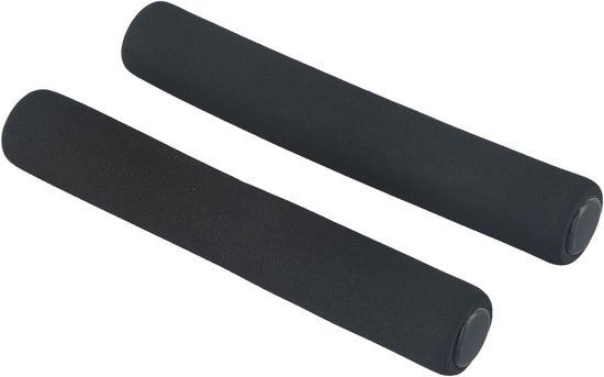 Lenkergriffe Aus Schaumstoffgummi Rutschfeste Fahrradgriffe Komfortables Radfahren Stoßdämpfendes Material 2er Set Schwarz