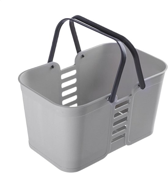 Duschkorb, Tragbarer Organizer Für Beauty Produkte Mit Griff, Maße 25 X 14,5 X 16 Cm, Für Gesundheitsprodukte, Kosmetik, Haarpflegeprodukte Und B
