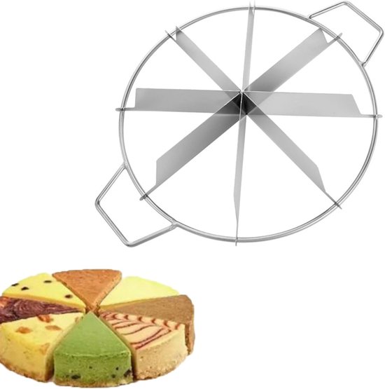 Tortenschneider Teilt Die Torte Gleichmäßig Tortenteiler Tortenteiler Für 8 Stücke Spart Zeit Für Partys, Geburtstage Und Hochzeiten