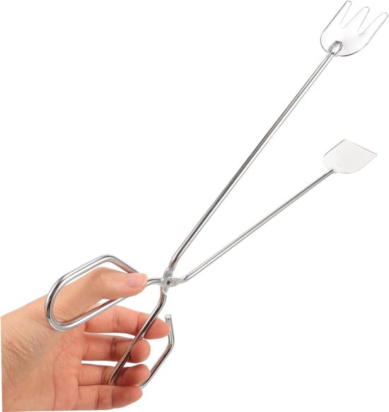 Robuste Holzzange Für Camping Und Feuerstelle Zum Sicheren Kochen Und Holzhacken. Ergonomischer Griff. Tragbares Zubehör Für Sicheres Grillen Und