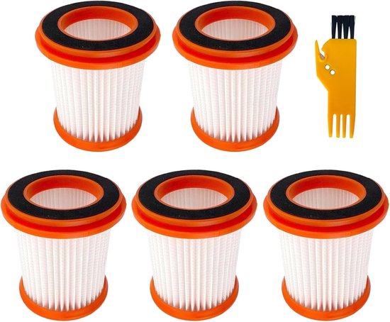 Set Mit 5 Hepa Filtern, Passend Für Voweek Vw Vc08, Passend Für Moosoo Xl618 Pro Staubsauger