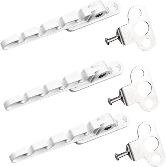 3 Teiliger Fensterbegrenzer, Fenstersicherheitsbegrenzer, Kippfensterbegrenzer, Fensterbegrenzer Mit Bolzen, Fenstersicherheitsverriegelungen, Zu