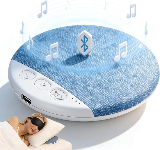 Schlaf Lautsprecher Mini Kissenlautsprecher Bluetooth Kissenlautsprecher Sanfte Bässe Für Einen Erholsamen Schlaf Weißes Rauschen Kabellos Mit Be