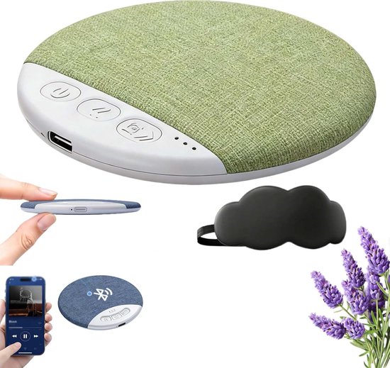 Schlaf Lautsprecher Mini Kissenlautsprecher Bluetooth Kissenlautsprecher Einschlafhilfe Mit Niedrigen Frequenzen Weißes Rauschen Kabellos Mit Ber
