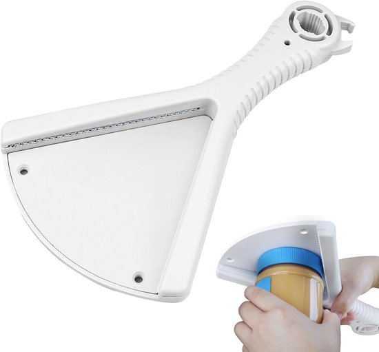2 In 1 Glasöffner Flaschenöffner Deckelöffner Für 1,5 Bis 7,2 Cm V Förmig Für Senioren Und Menschen Mit Arthrose Doppelte Zahnreihe Universell We