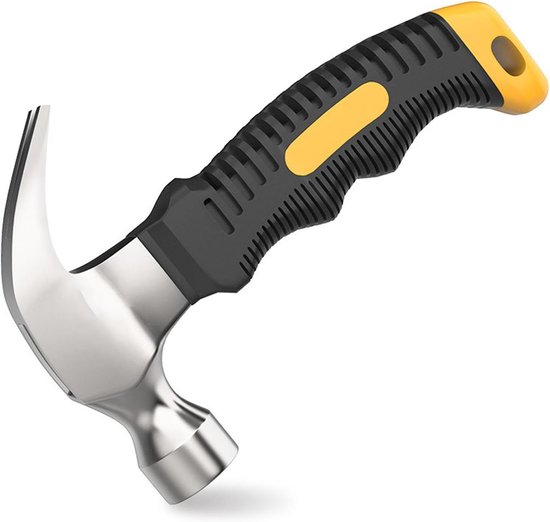 Klauenhammer Hammer Mini Kinderhammer Ergonomischer Griff Schwarz Heimwerkerbedarf