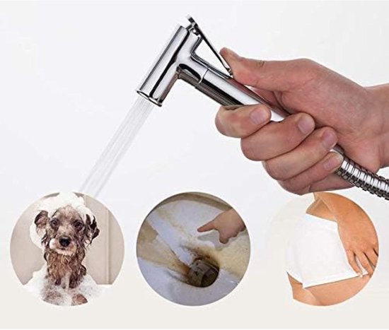 Handbrause Für Die Toilette Duschkopf Badezimmerdusche Spülset Wandmontage Messing Für Die Tierpflege, Zum Gießen Von Pflanzen, Für Die Intimhygi