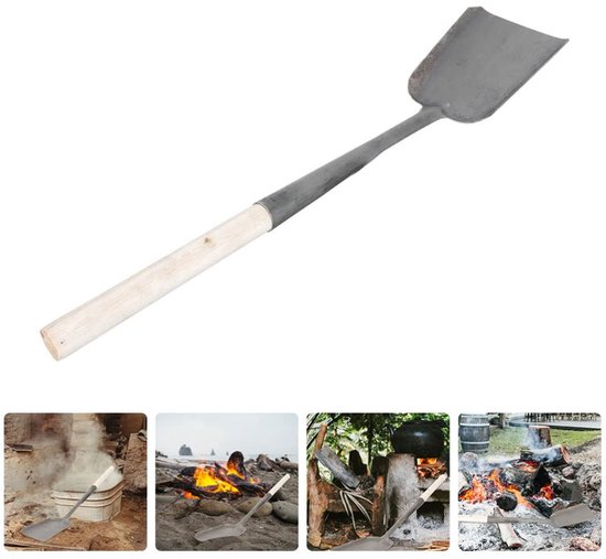 Kohleschaufel Mit Holzgriff Kohleascheschaufel Ofenschaufel Zum Schaufeln Von Kohle Und Asche Im Kamin, Zum Reinigen Des Ofens, Zum Ausheben Von