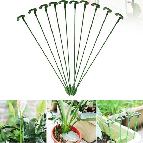 Set Mit 50 Pflanzenstützen Stabile Fiberglasstützen Orchideenstützen Anzuchtstützen 27 Cm