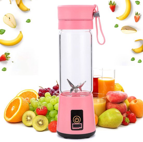 Tragbarer Mixer Mixer Smoothie Maker Mini Mixer Usb Aufladbarer Mixer Tragbarer Mixer Wiederaufladbarer Mini Mixer 4 Klingen Smoothie Mixer Abneh
