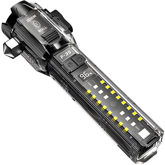 Wiederaufladbare Taschenlampen Mit Hoher Lichtleistung, Leistungsstarke Taktische Taschenlampen, 6 Einstellbare Led Modi, Wasserdichte Taschenlam