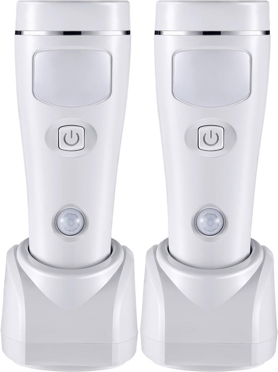 2 Stück 4 In 1 Led Notleuchte Wiederaufladbar, Mit Netzanschluss Bewegungsmelder Nachtlicht Schaltet Sich Bei Stromausfall Automatisch Ein Für Zu
