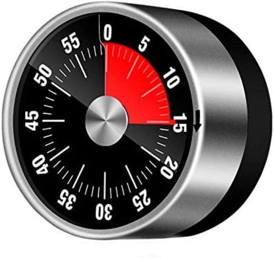 Küchentimer Zum Kochen, Chef Küchentimer Mit Lautem Alarm, Mechanischer Tischtimer Keine Batterien Erforderlich Magnetischer Ständer, Elegantes G