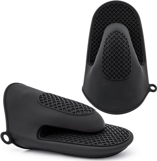 Zwei Paar Mini Ofenhandschuhe, Extra Langes Design Für Zusätzlichen Schutz, Silikongriff, Hitzebeständige Küchenhandschuhe, Zum Backen/kochen/gri