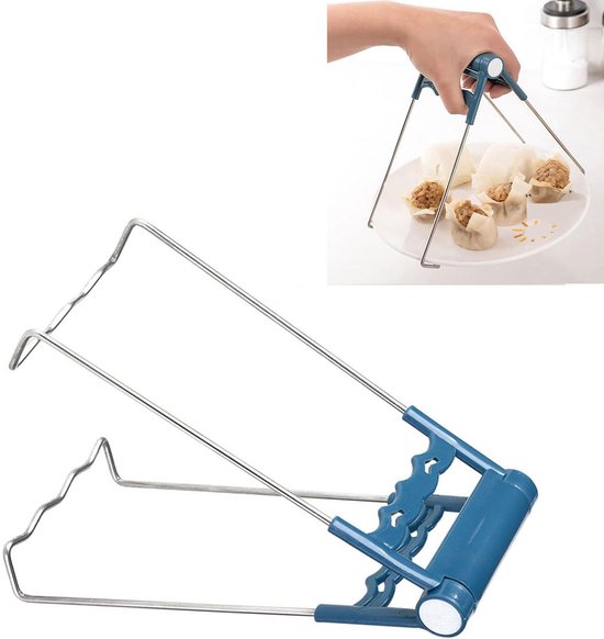 Anti Verbrennungs Clip Klemme Für Teller Und Schüsseln Küchenhelfer Faltbar 18,3 X 8,8 X 5 Cm Zum Anheben Von Dampfgarern, Heißen Tellern Und Sch