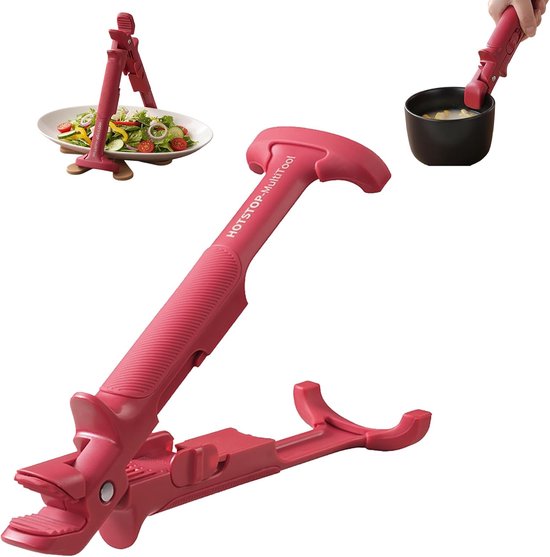 Airfryer Zange 2 In 1 Silikon Rosa