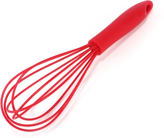 Roter Silikon Schneebesen, 27,7 Cm, Rot
