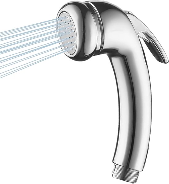 Hochdruck Duschkopf 1/2" Gewinde Wassersparender Duschkopf Umweltfreundlicher Duschkopf Handbrause Abs Silber Mit Abschaltfunktion