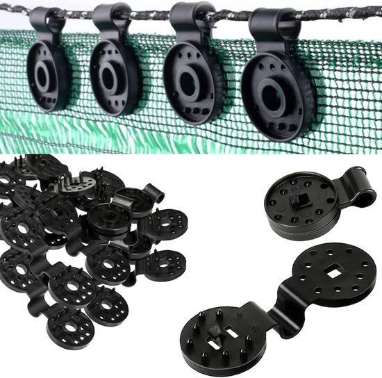 Hochleistungs Klemmclips Für Schattierungstücher, Windfeste Klemmen Für Zelte Und Garten, 50 Sicherheitsclips Für Markisen Und Netze