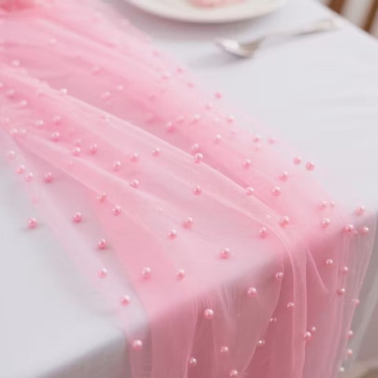 Zwei Transparente Tischläufer Aus Perlmuttgewebe (0,75 M X 3 M), Für Festliche Anlässe Wie Abendessen, Feiertage, Hochzeiten, Geburtstage, Babypa